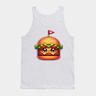 Cute Cheeseburger Tank Top